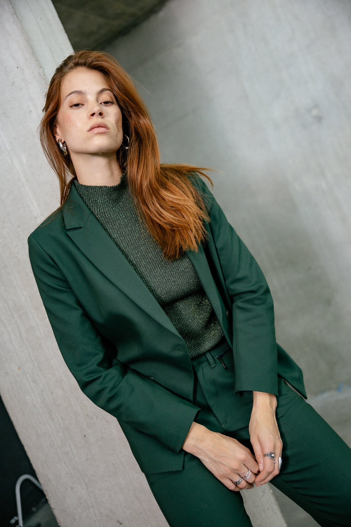 

Blazer droit Femme Bernie Polyneo green gables | Freeman T. Porter