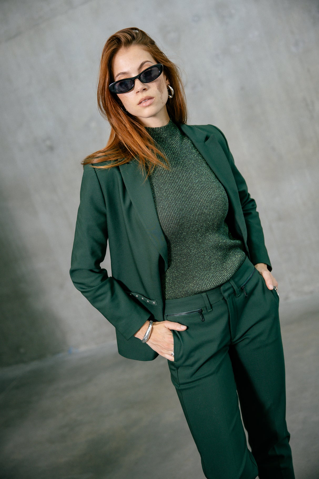 

Blazer droit Femme Bernie Polyneo green gables | Freeman T. Porter