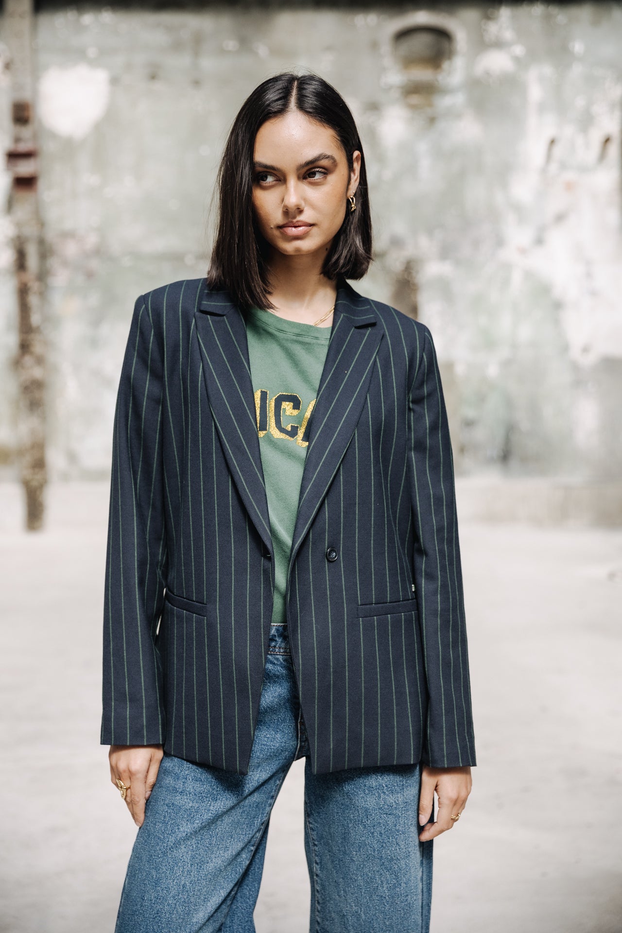 

Blazer large Femme Bernie Society dark navy | Freeman T. Porter