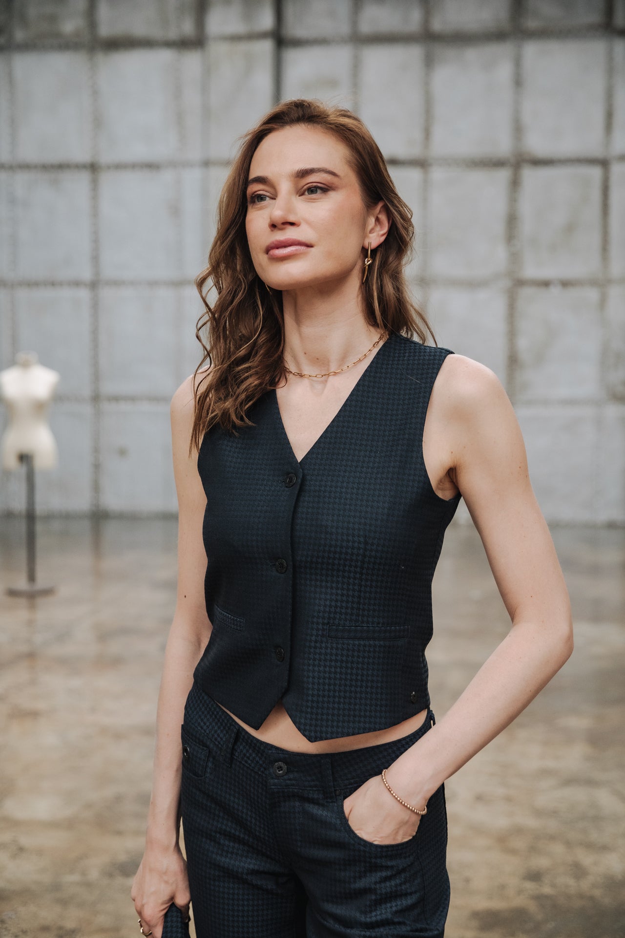 

Gilet Femme Gladys Lawlands peacoat | Freeman T. Porter