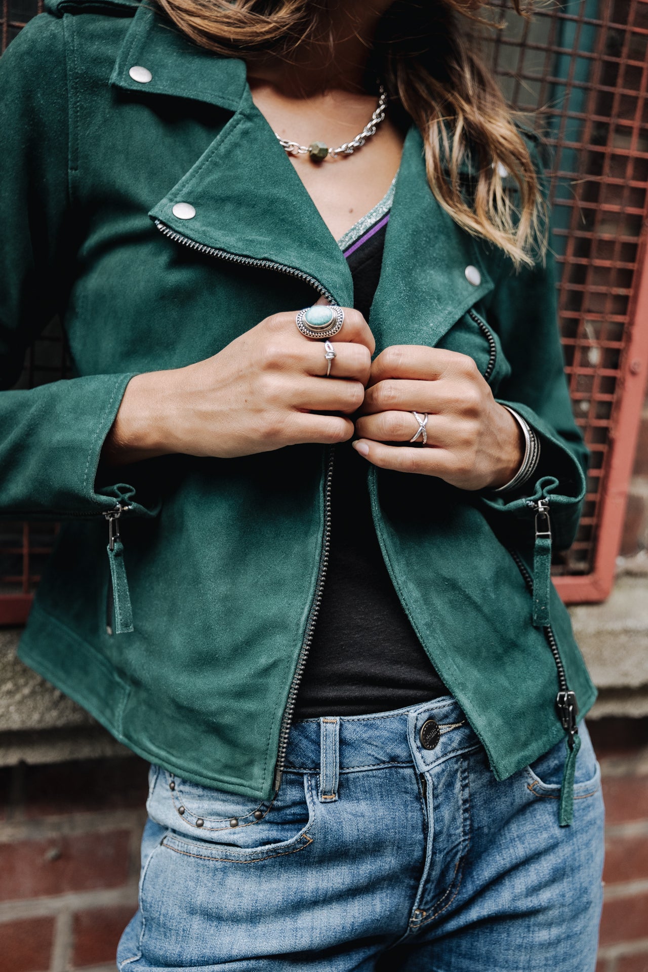 
              

Perfecto en daim Femme Kristen Daim forest night | Freeman T. Porter
            