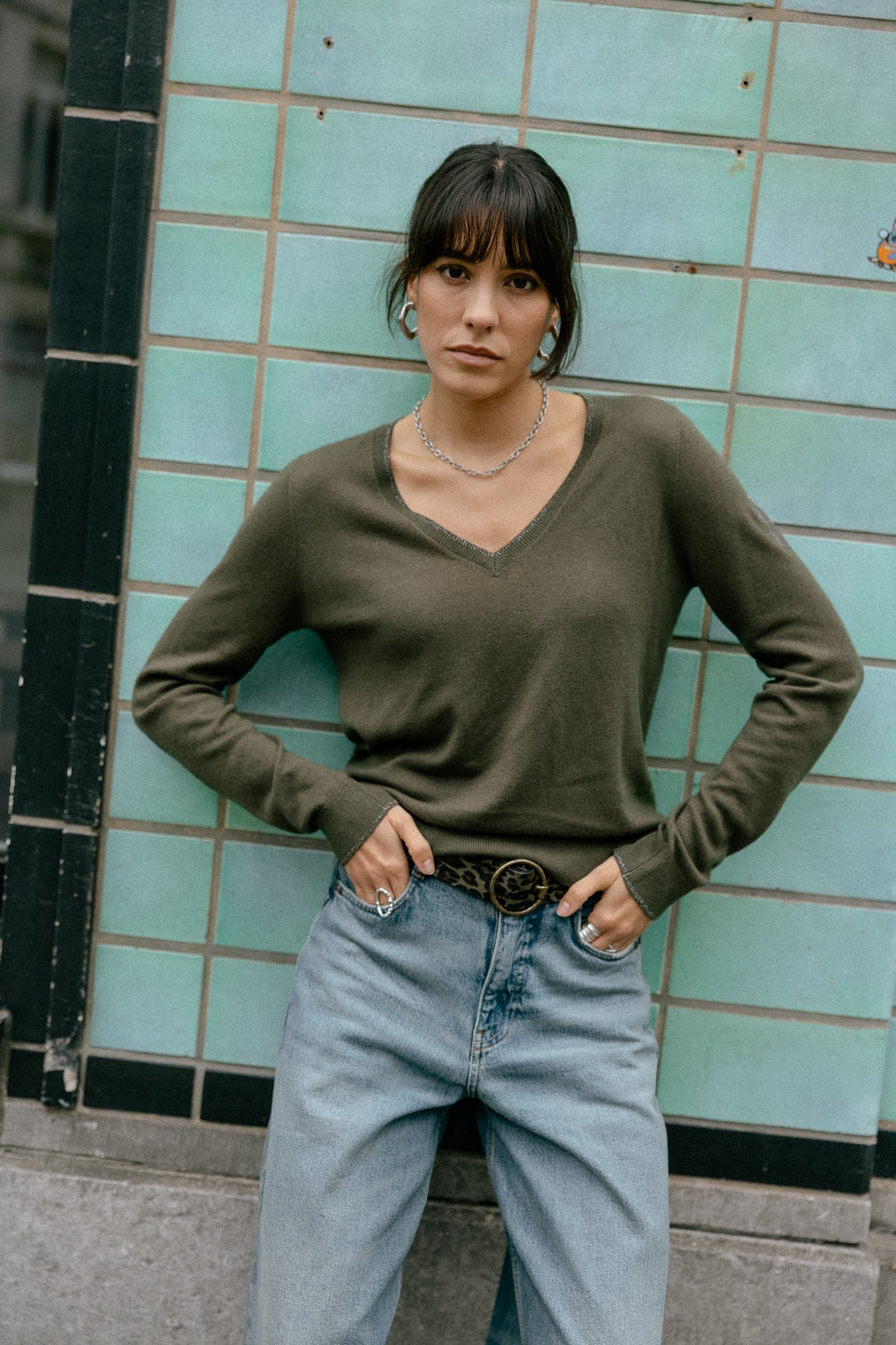   
            

Shooting shoulder sweater Woman Preem grape leaf | Freeman T. Porter
          