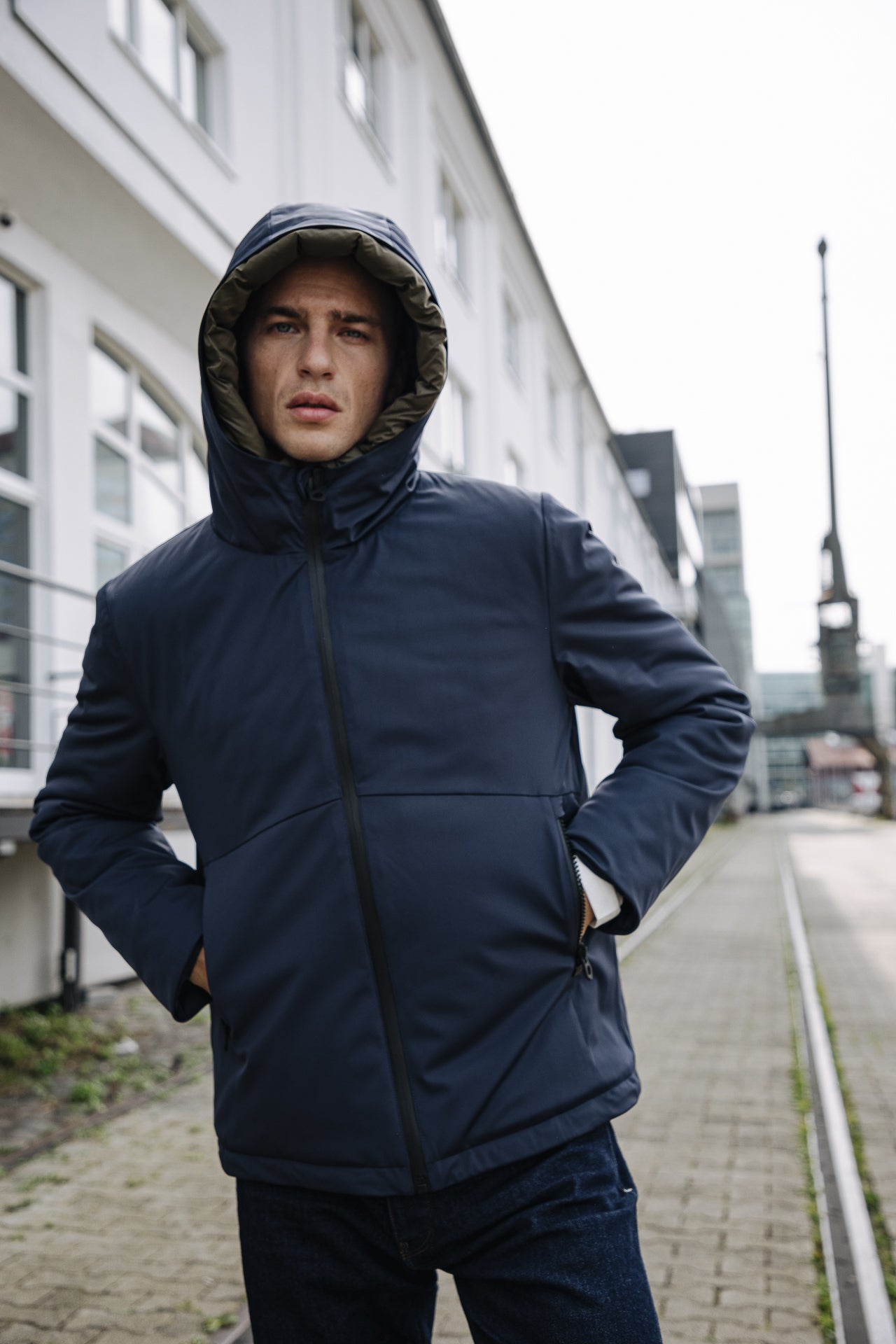 

Veste imperméable capuche Men Belleau Neo navy | Freeman T. Porter