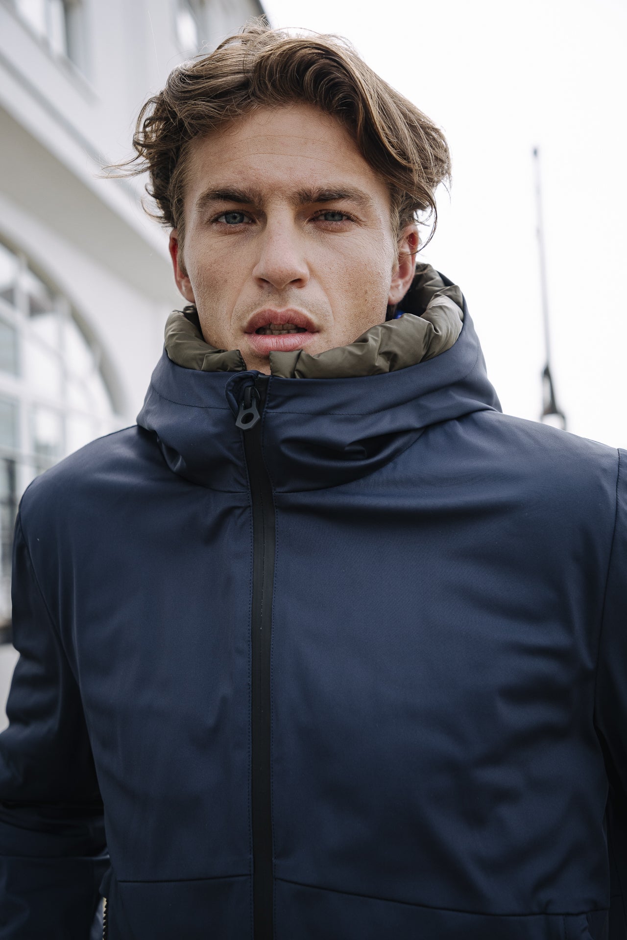 

Veste imperméable capuche Men Belleau Neo navy | Freeman T. Porter