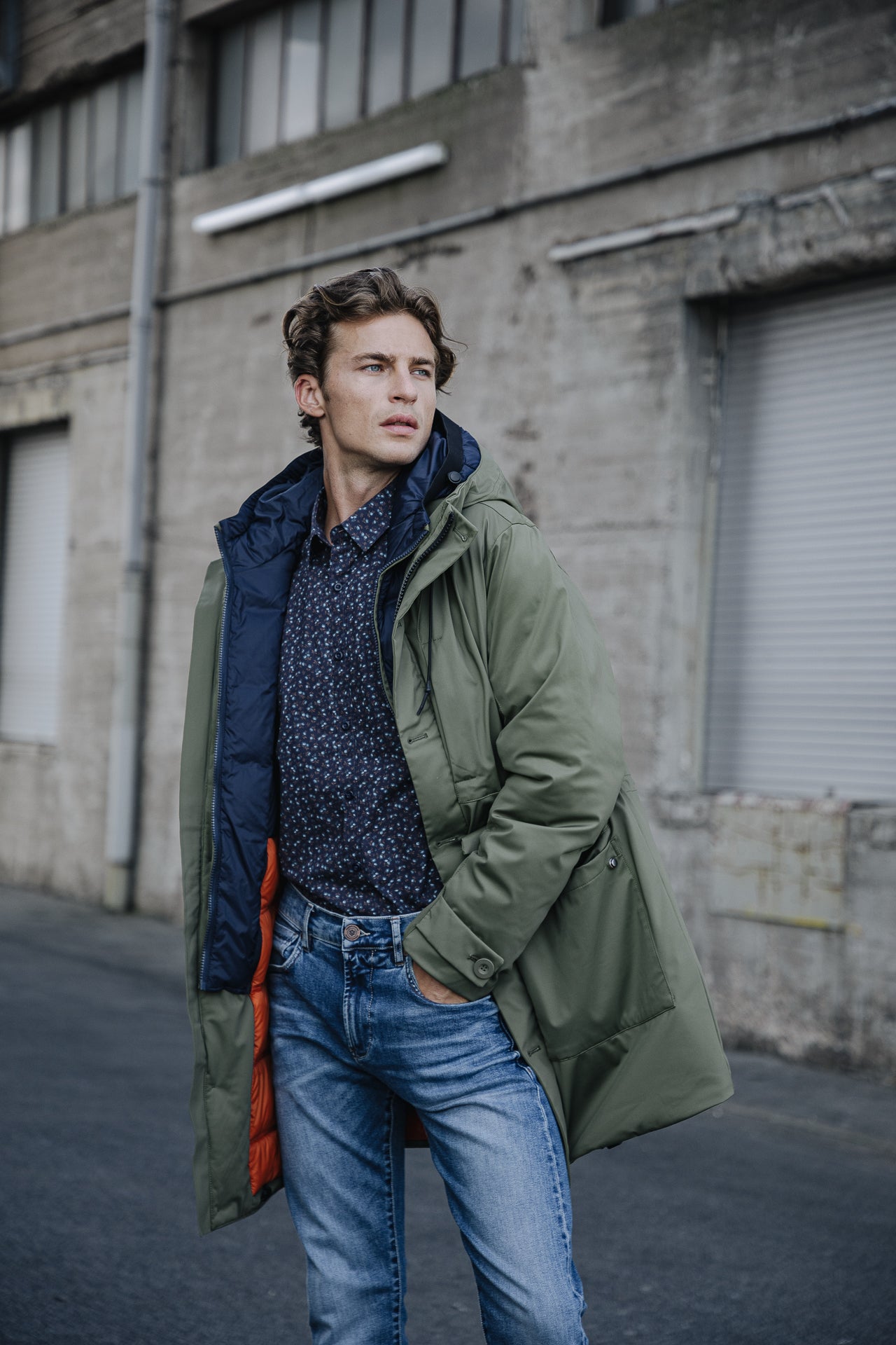 

Parka imperméable capuche Men Cabot Neo olive night | Freeman T. Porter