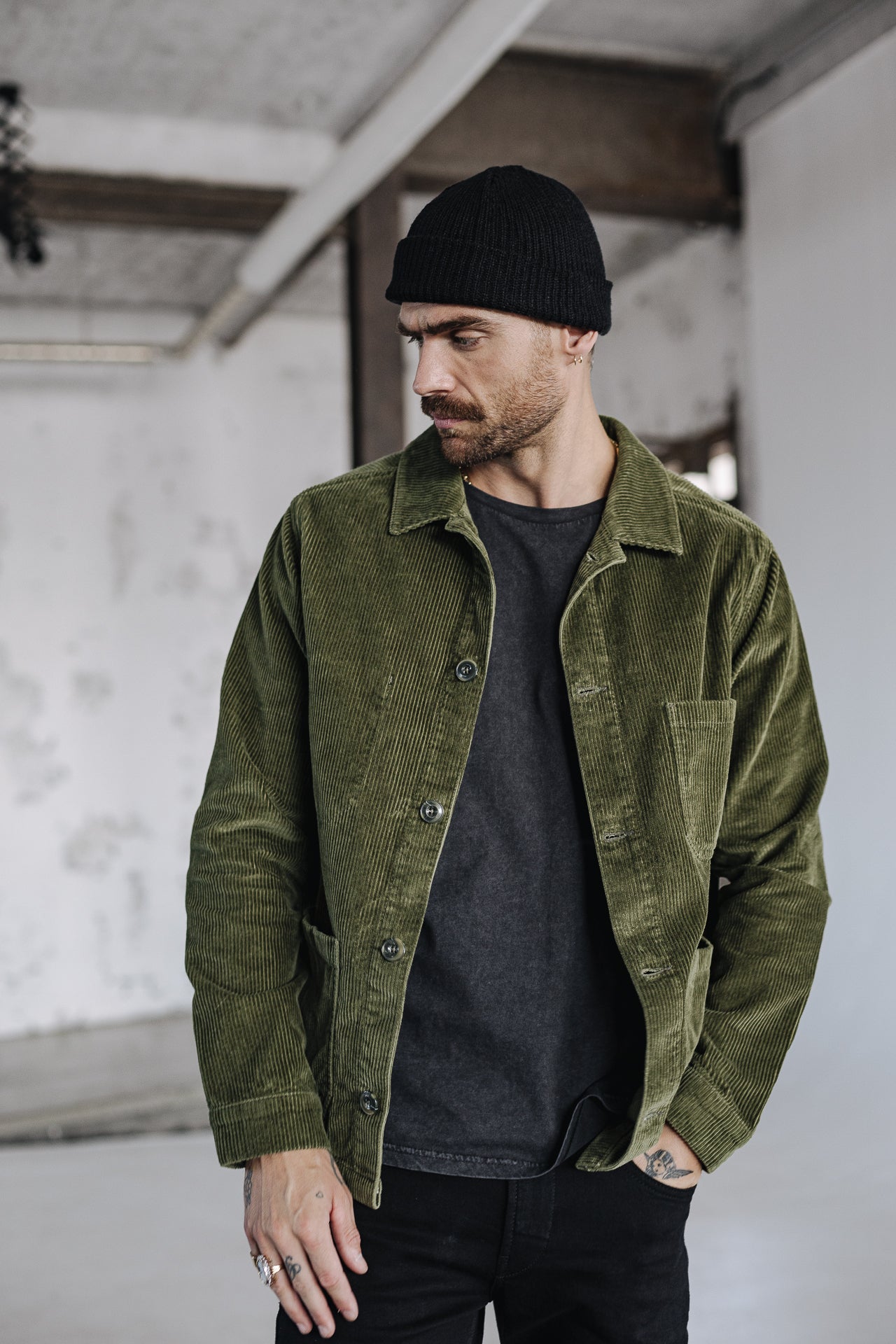 

Veste Workwear Unisex Barney Fitil deep lichen green | Freeman T. Porter