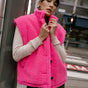 

Veste sherpa Femme Vatika Fur pink fluo | Freeman T. Porter