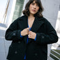 

Caban en laine bouillie Mujer Vicky Boiled black | Freeman T. Porter