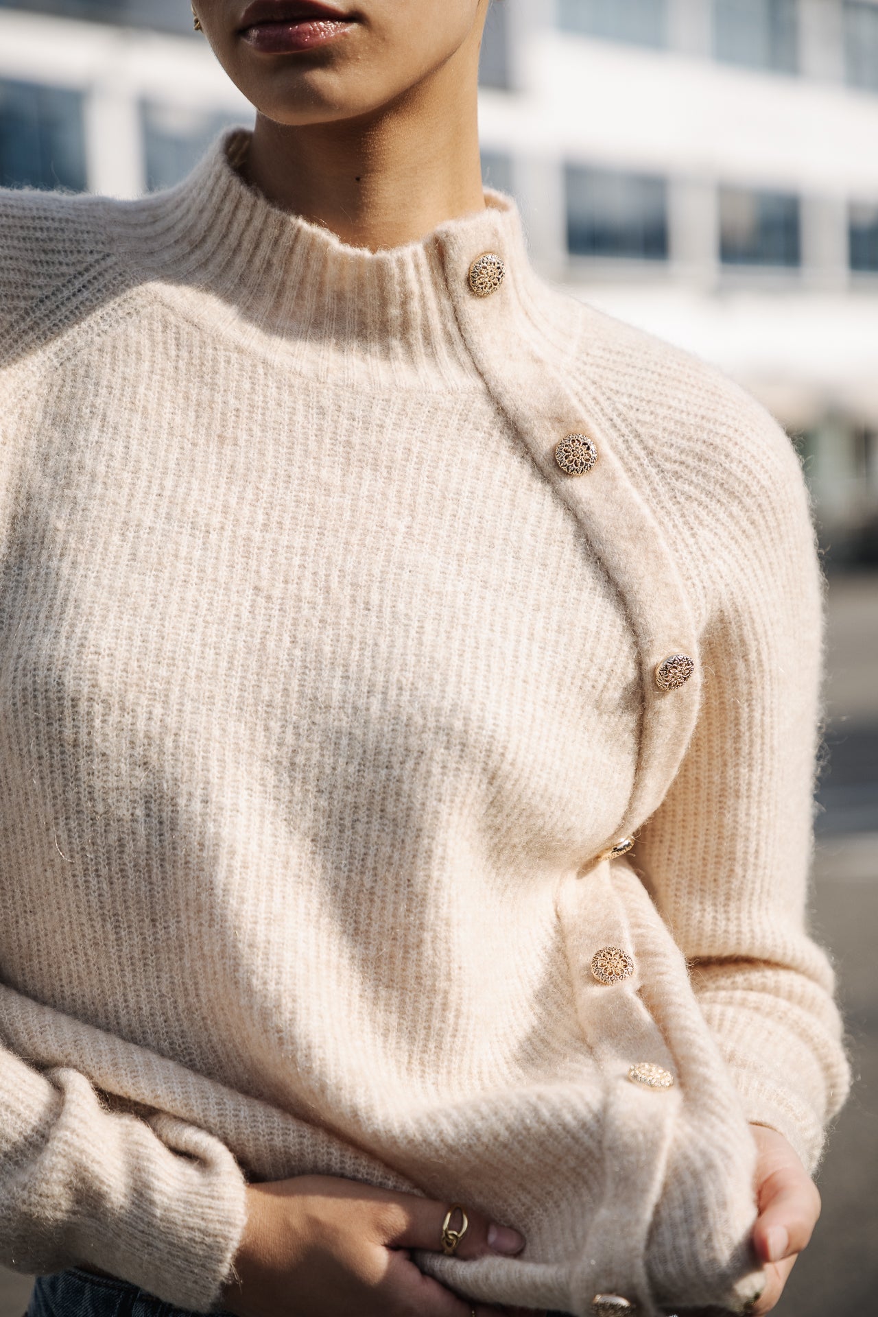 

Pull manches longues Woman Princess light beige | Freeman T. Porter
