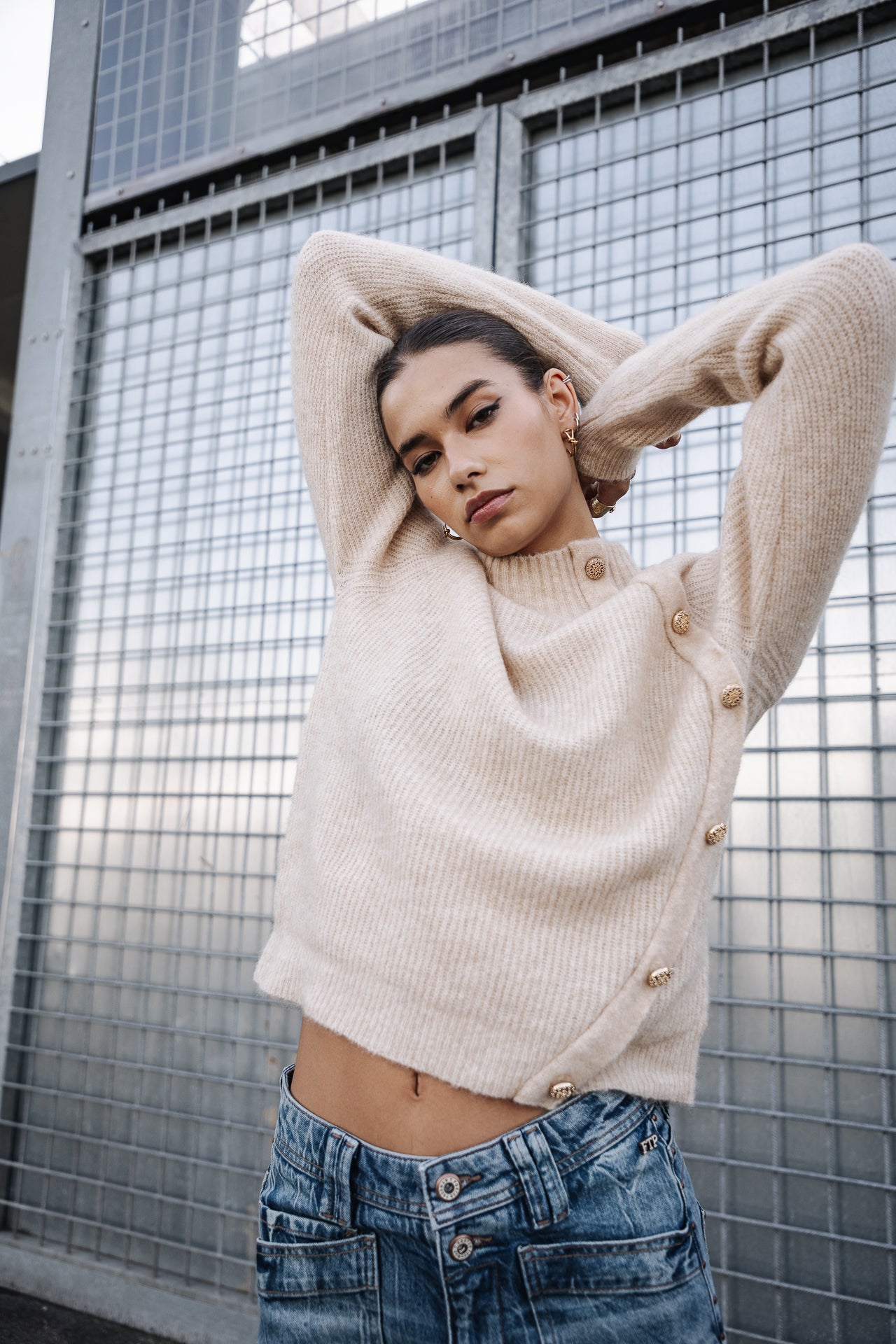 

Pull manches longues Woman Princess light beige | Freeman T. Porter