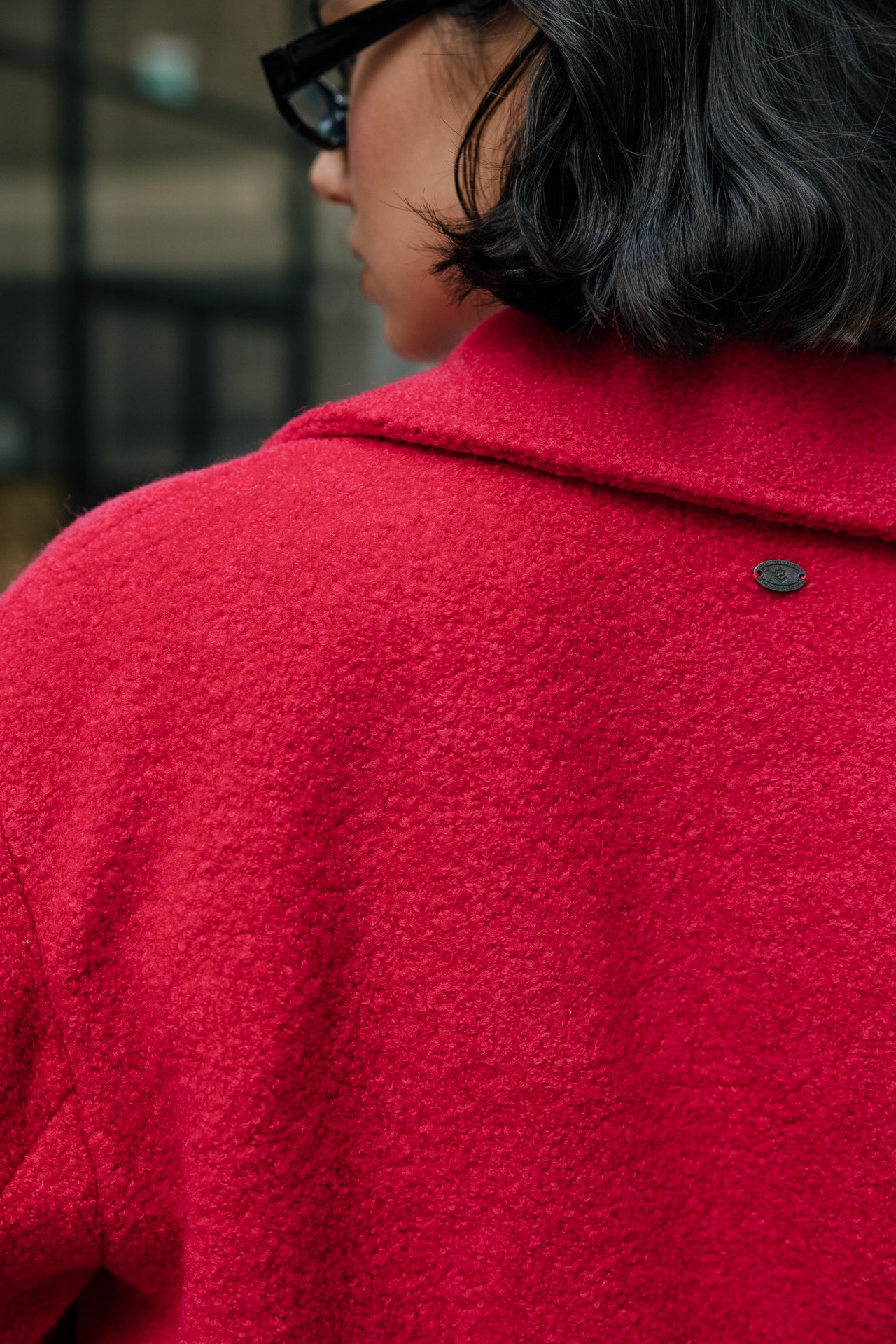 

Wollmantel in Walkoptik Damen Millie Boiled barberry | Freeman T. Porter