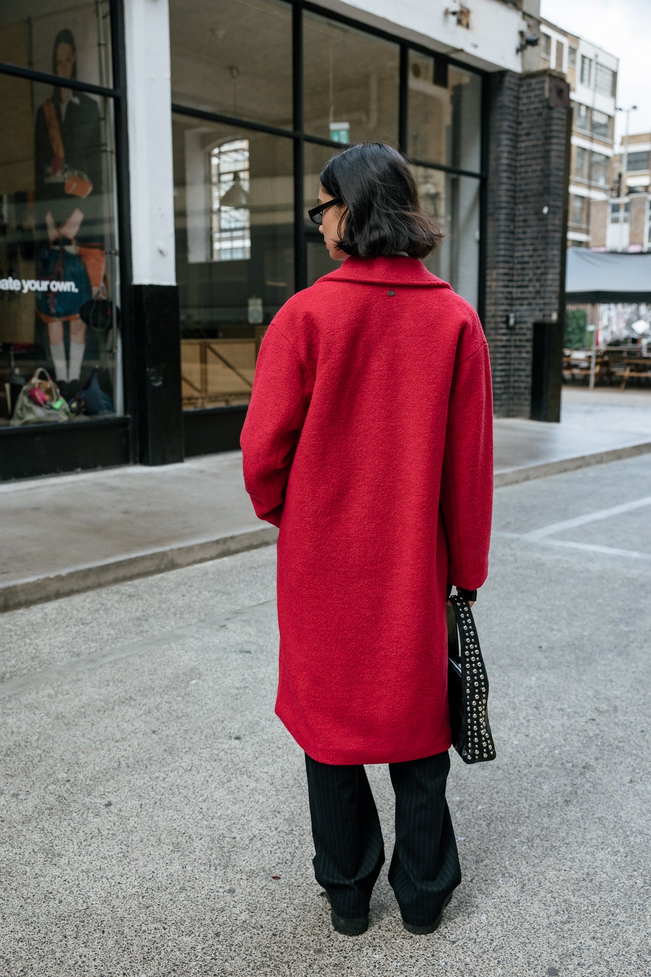 

Wollmantel in Walkoptik Damen Millie Boiled barberry | Freeman T. Porter