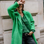 

Manteau long en laine bouillie Femme Millie Boiled jolly green | Freeman T. Porter