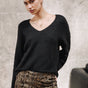 

Pull col V Femme Isabel black | Freeman T. Porter