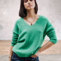 

Pull col V Femme Isabel fern green | Freeman T. Porter
