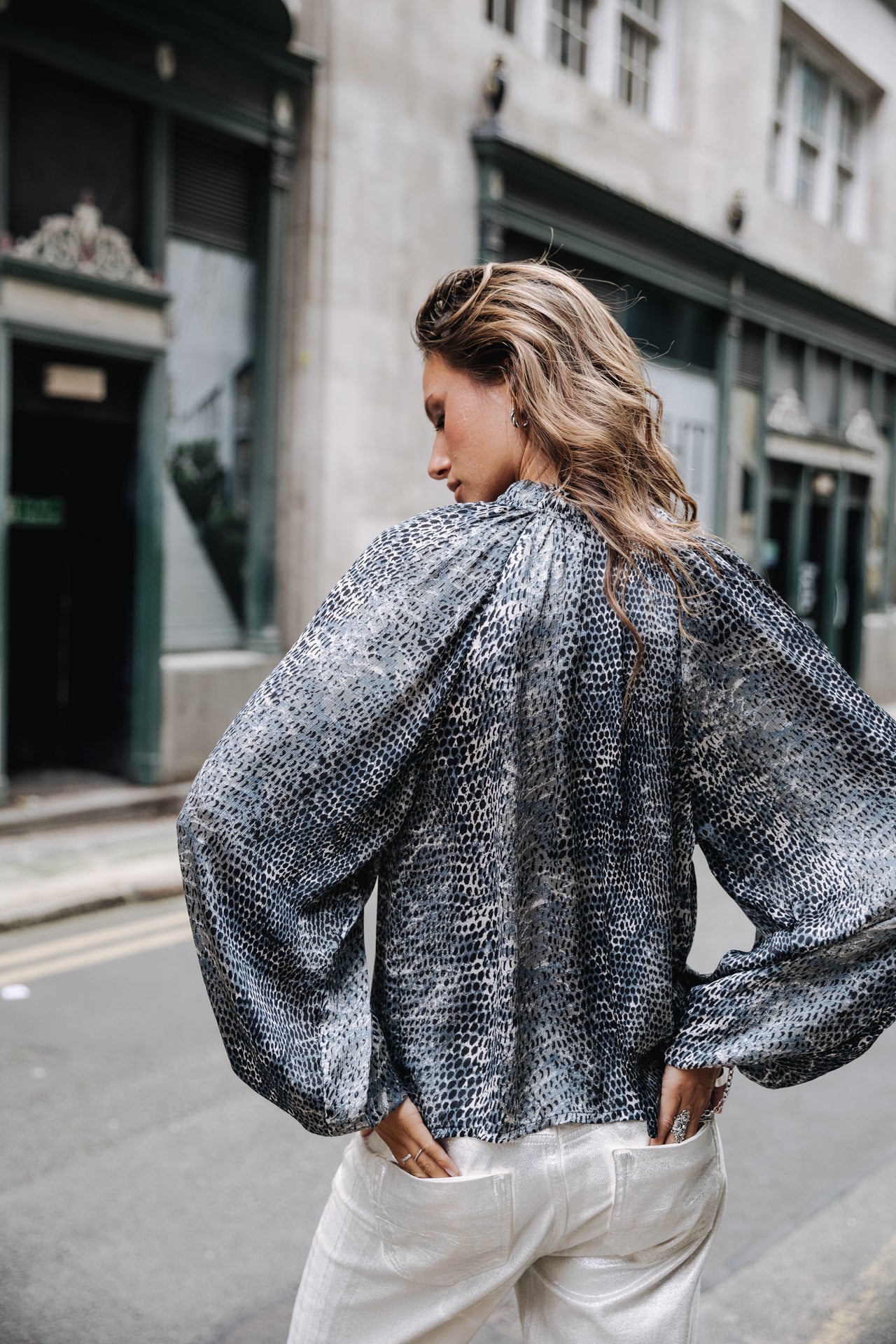 

Blouse oversize Femme Coraline Appaloosa storm blue | Freeman T. Porter