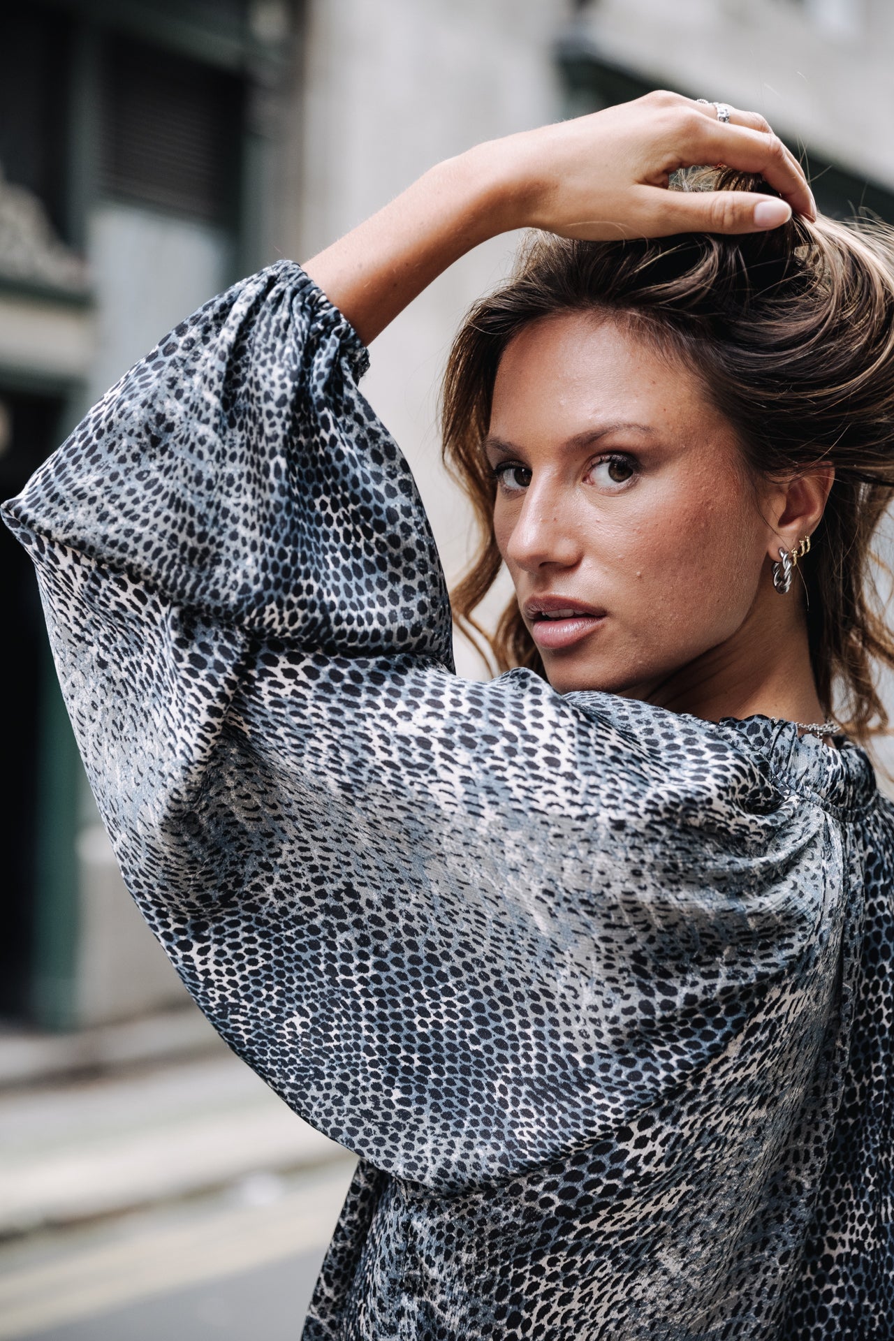 

Blouse oversize Femme Coraline Appaloosa storm blue | Freeman T. Porter