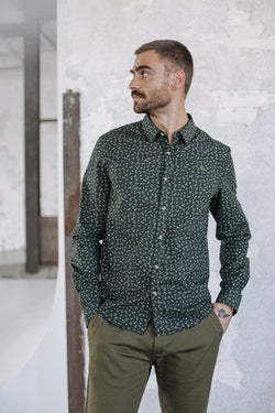 

Langarmhemd Herren Yoris Floreal green gables | Freeman T. Porter