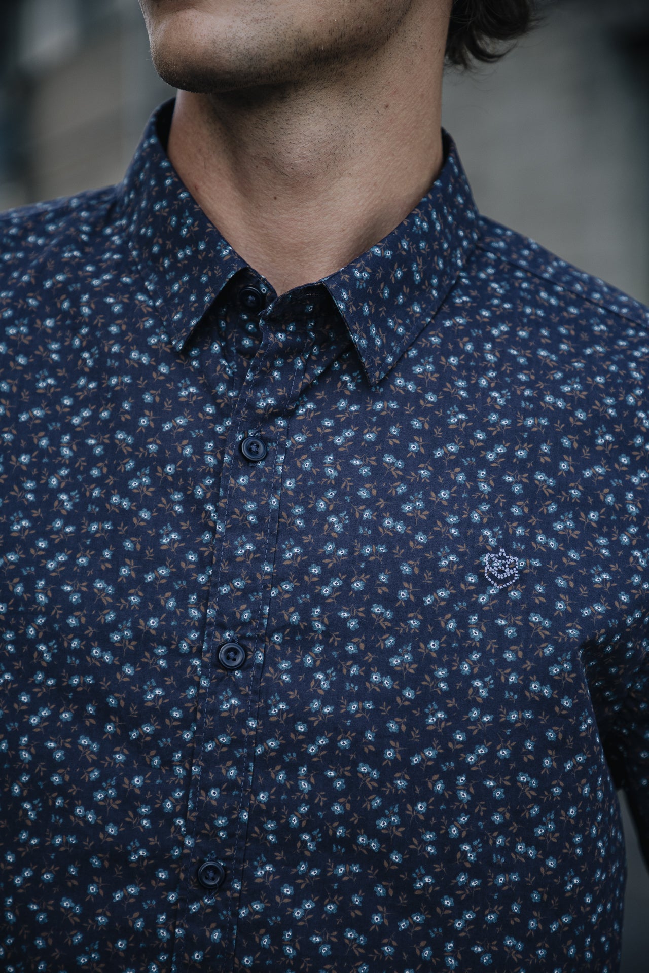 
              

Chemise manches longues Men Yoris Floreal peacoat | Freeman T. Porter
            