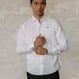 

Chemise cintrée Mann Yoris Oxford Brushed white | Freeman T. Porter