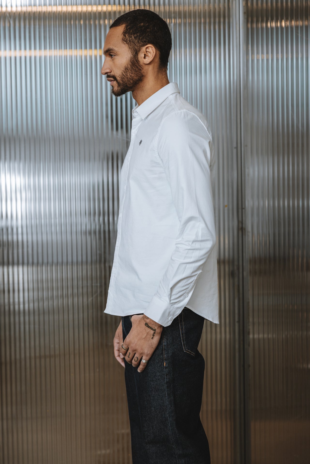 

Chemise cintrée Homme Yoris Oxford Brushed white | Freeman T. Porter