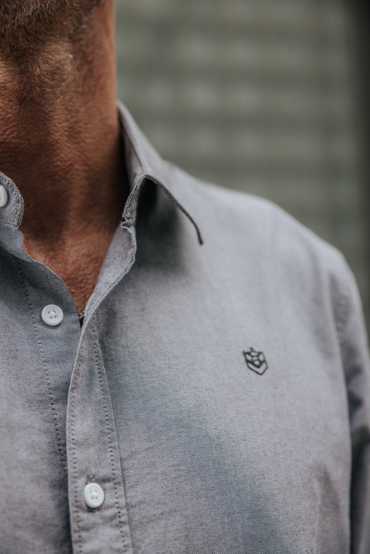 
              

Tailliertes Hemd Herren Yoris Oxford Brushed grey melange | Freeman T. Porter
            