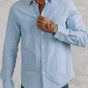 

Fitted shirt Men Yoris Oxford Brushed light blue | Freeman T. Porter