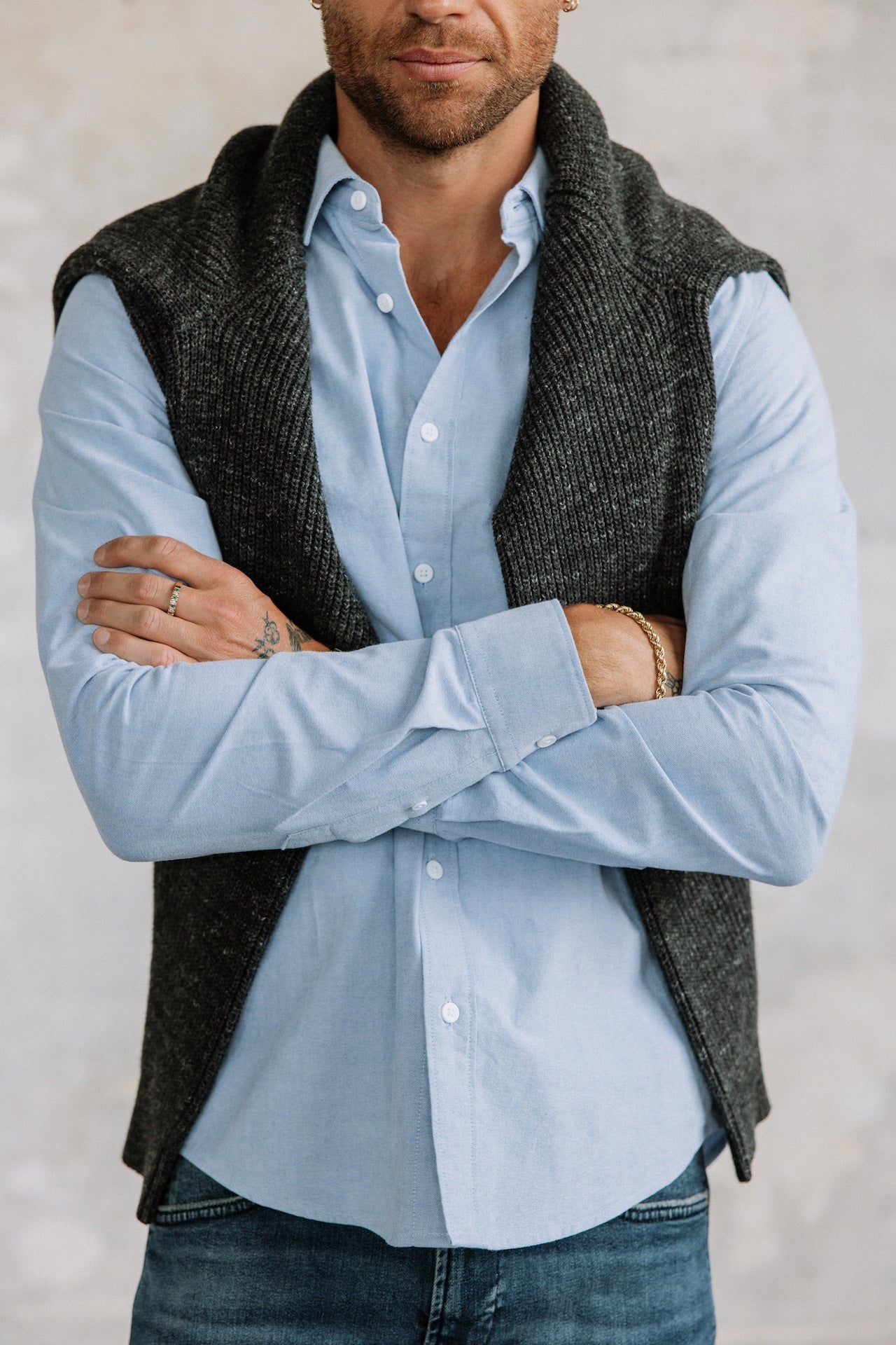 

Fitted shirt Men Yoris Oxford Brushed light blue | Freeman T. Porter