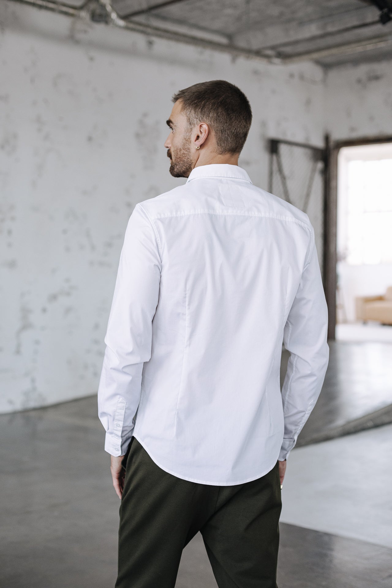 

Chemise manches longues Men Yoris Poplin Stretch white | Freeman T. Porter