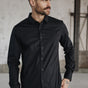 

Chemise manches longues Men Yoris Poplin Stretch black | Freeman T. Porter