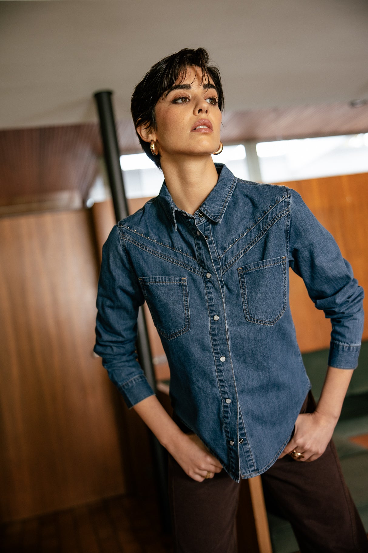   
            

Chemise western Femme Irina Denim wenit | Freeman T. Porter
          