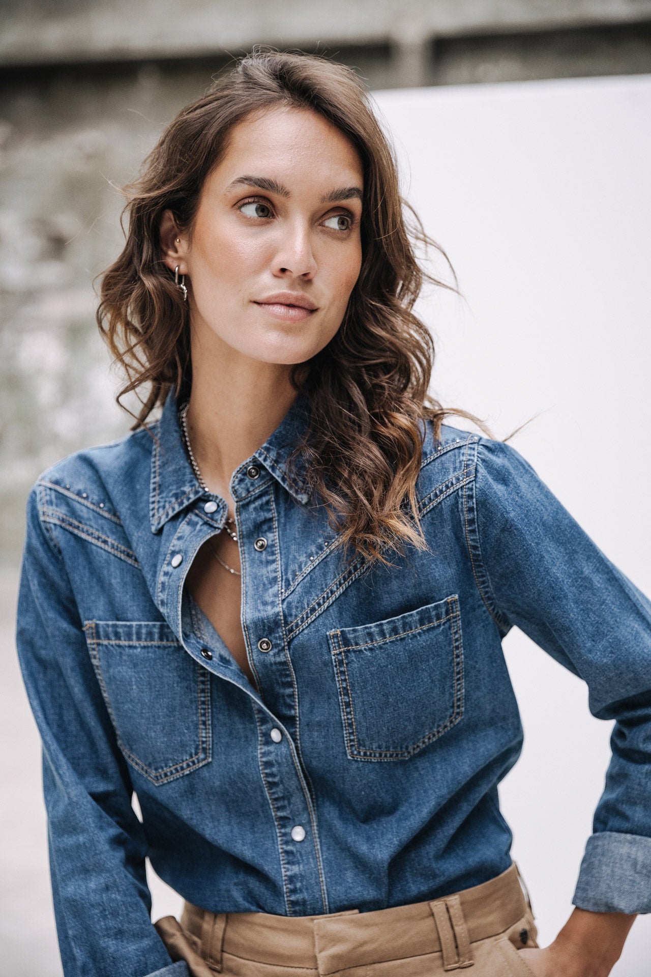 

Chemise western Femme Irina Denim wenit | Freeman T. Porter