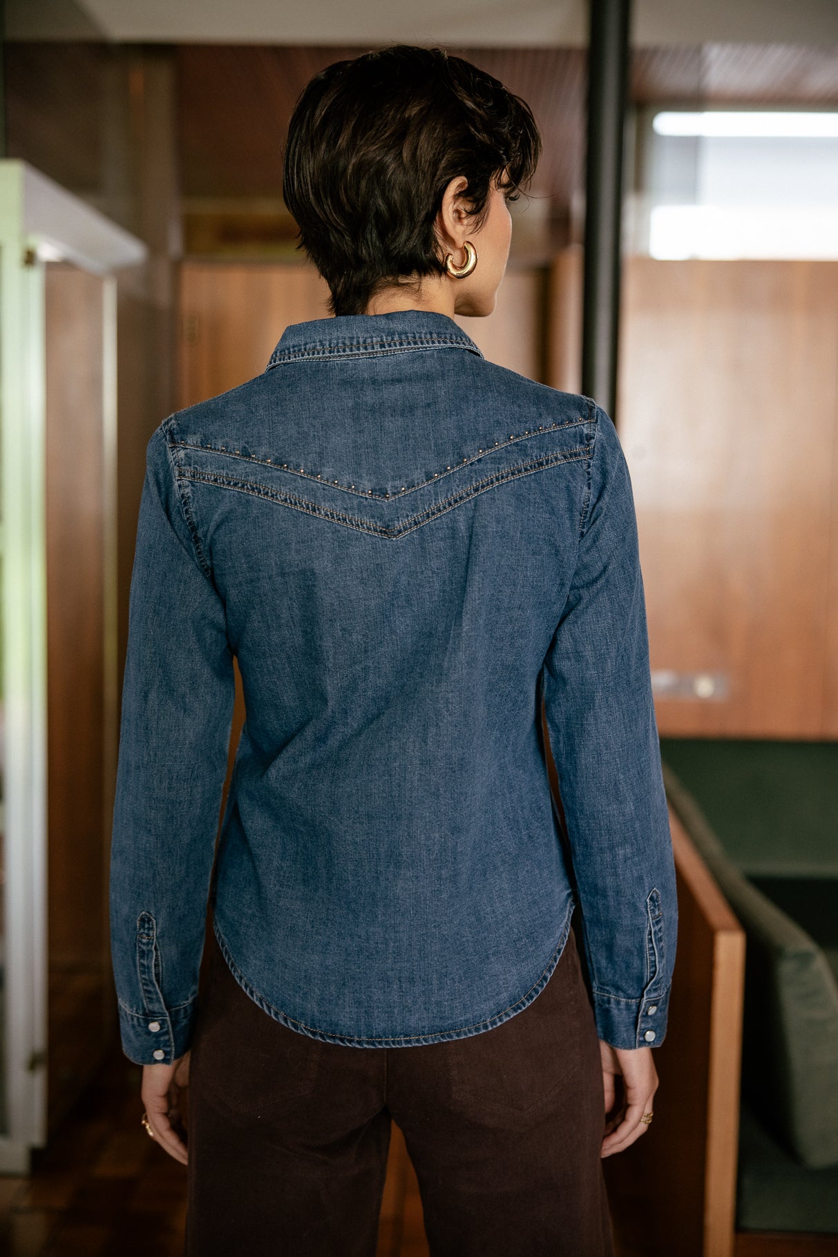 

Chemise western Femme Irina Denim wenit | Freeman T. Porter