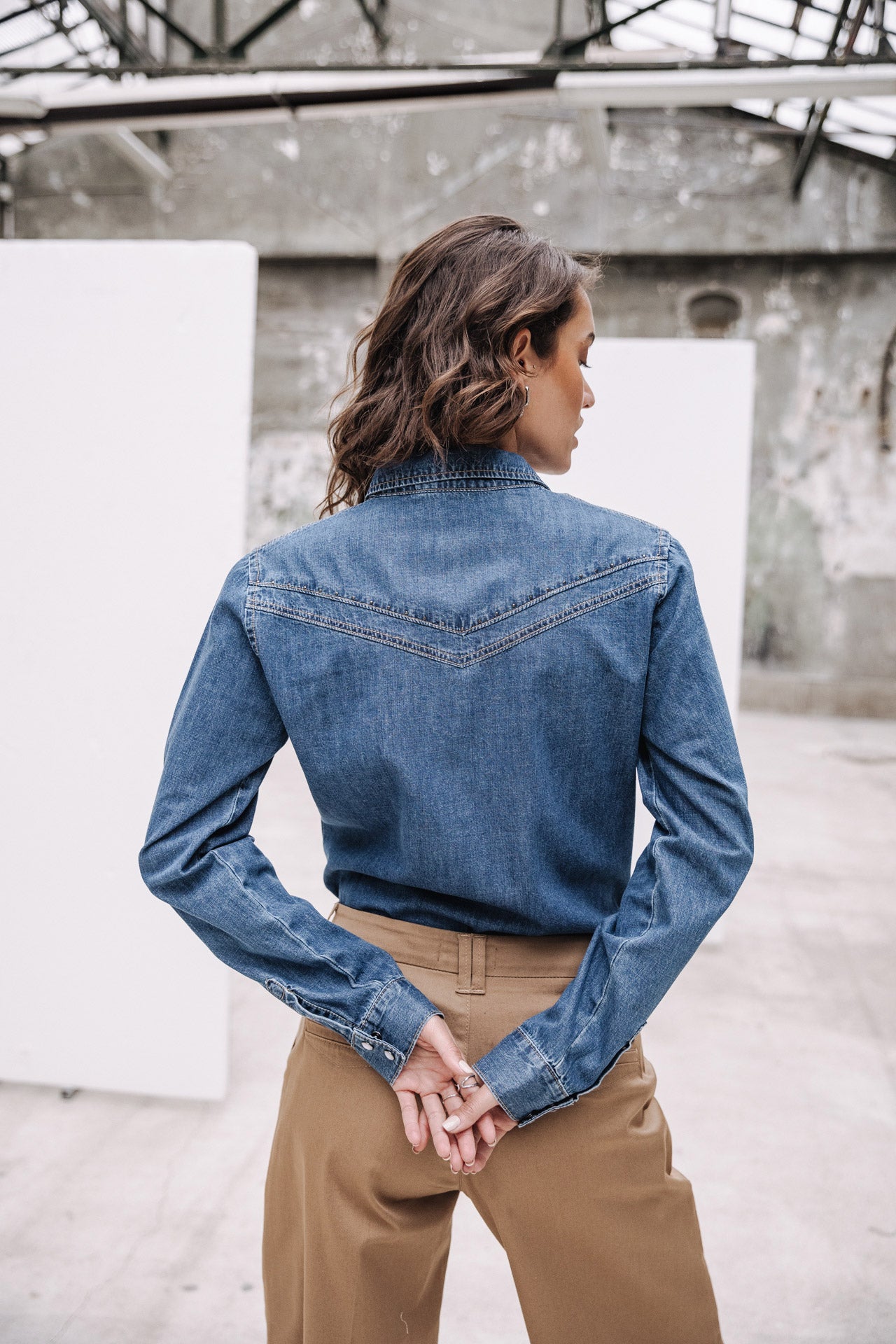 

Chemise western Femme Irina Denim wenit | Freeman T. Porter