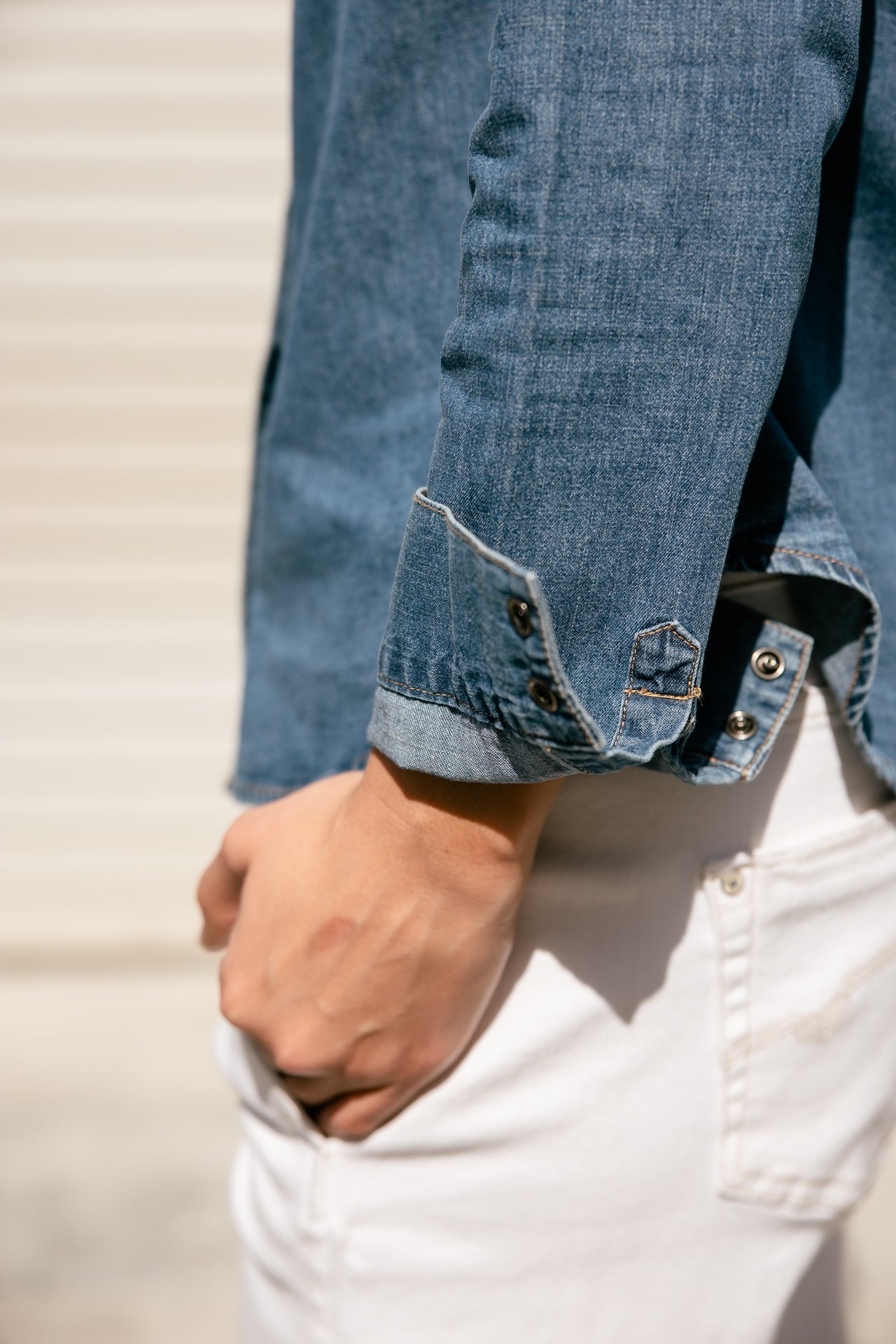 

Westernhemd Damen Irina Denim wenit | Freeman T. Porter