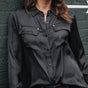

Chemise manches longues Mujer Clorisse Plain black | Freeman T. Porter