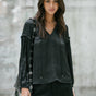 

Blouse satinée Femme Bloomine Plain black | Freeman T. Porter