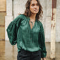 

Blouse satinée Femme Bloomine Plain evergreen | Freeman T. Porter