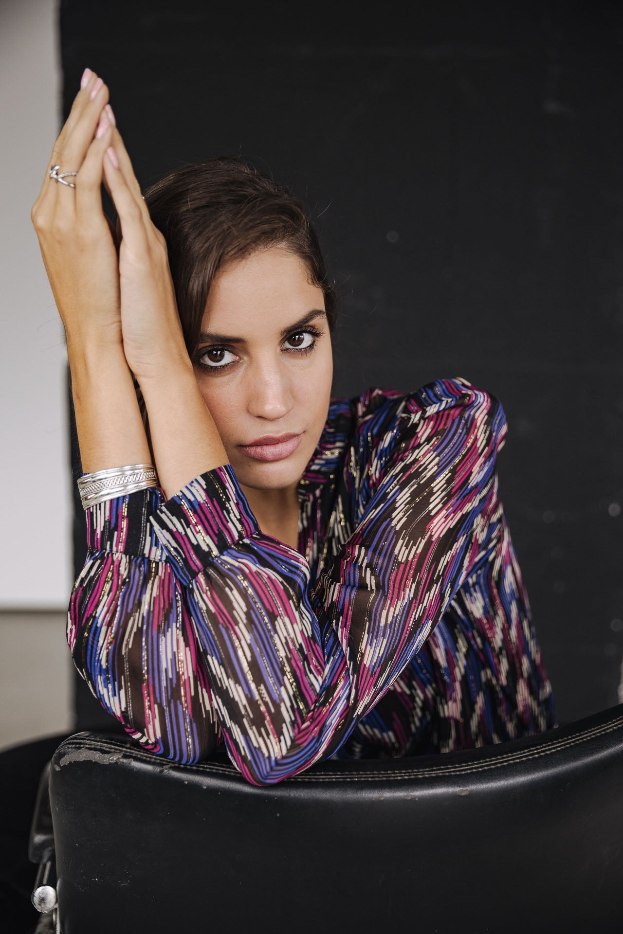 

Top manches longues Frau Boeme Funky Wood black | Freeman T. Porter