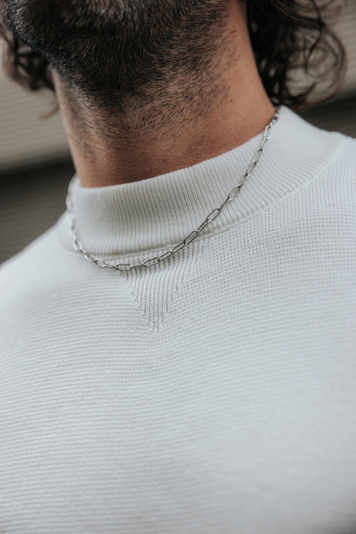 

Pull col montant Homme Baton Varsity ecru | Freeman T. Porter