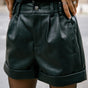 

Short court effet cuir Woman Shawl Biker black | Freeman T. Porter