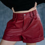 

Short court effet cuir Woman Shawl Biker winery | Freeman T. Porter
