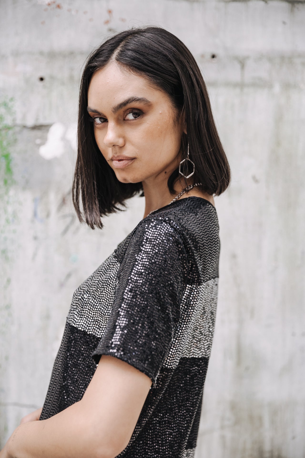 

Robe à sequins Frau Ritchie black | Freeman T. Porter