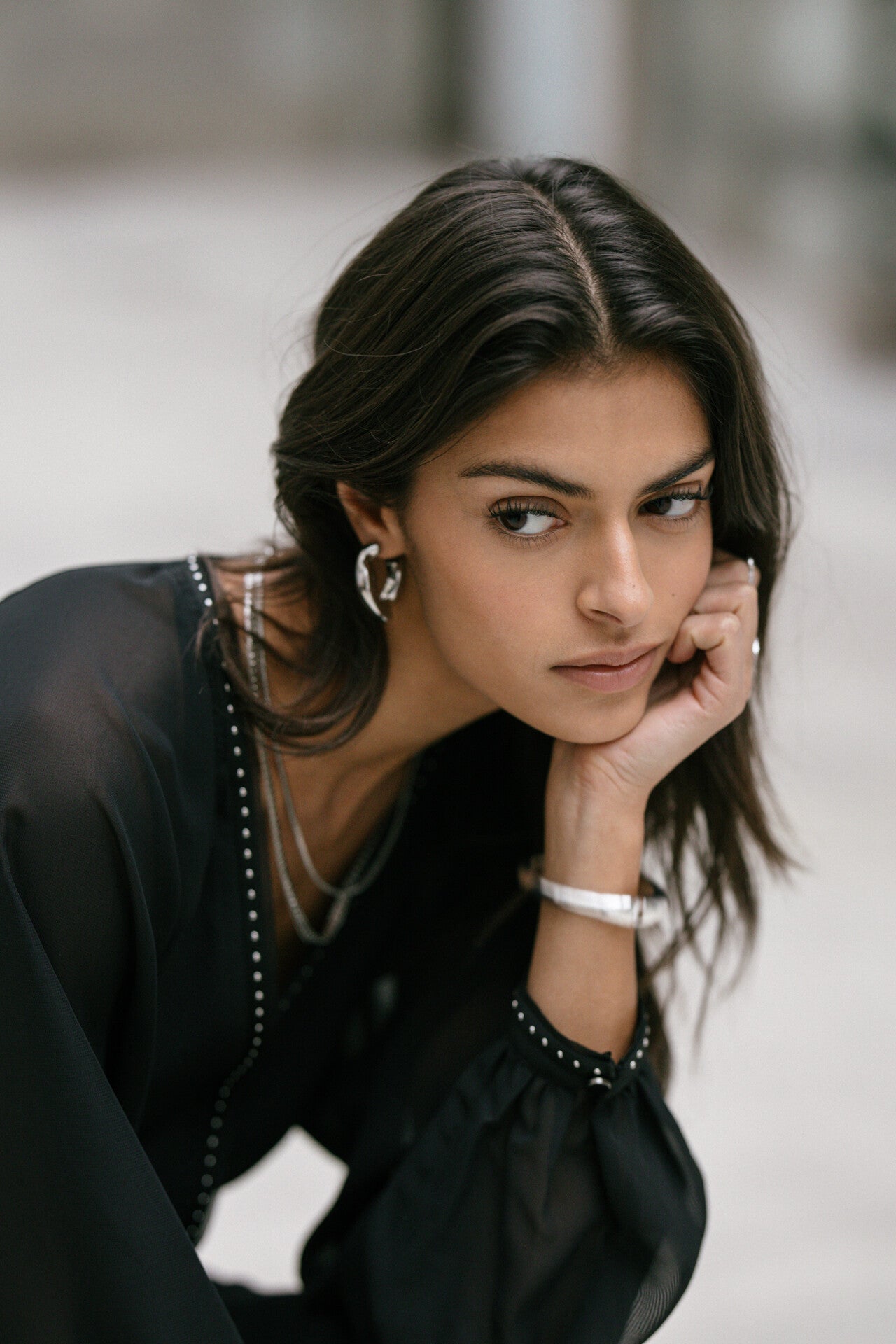 

Robe effet cache-cœur Femme Rocklane Plain black | Freeman T. Porter