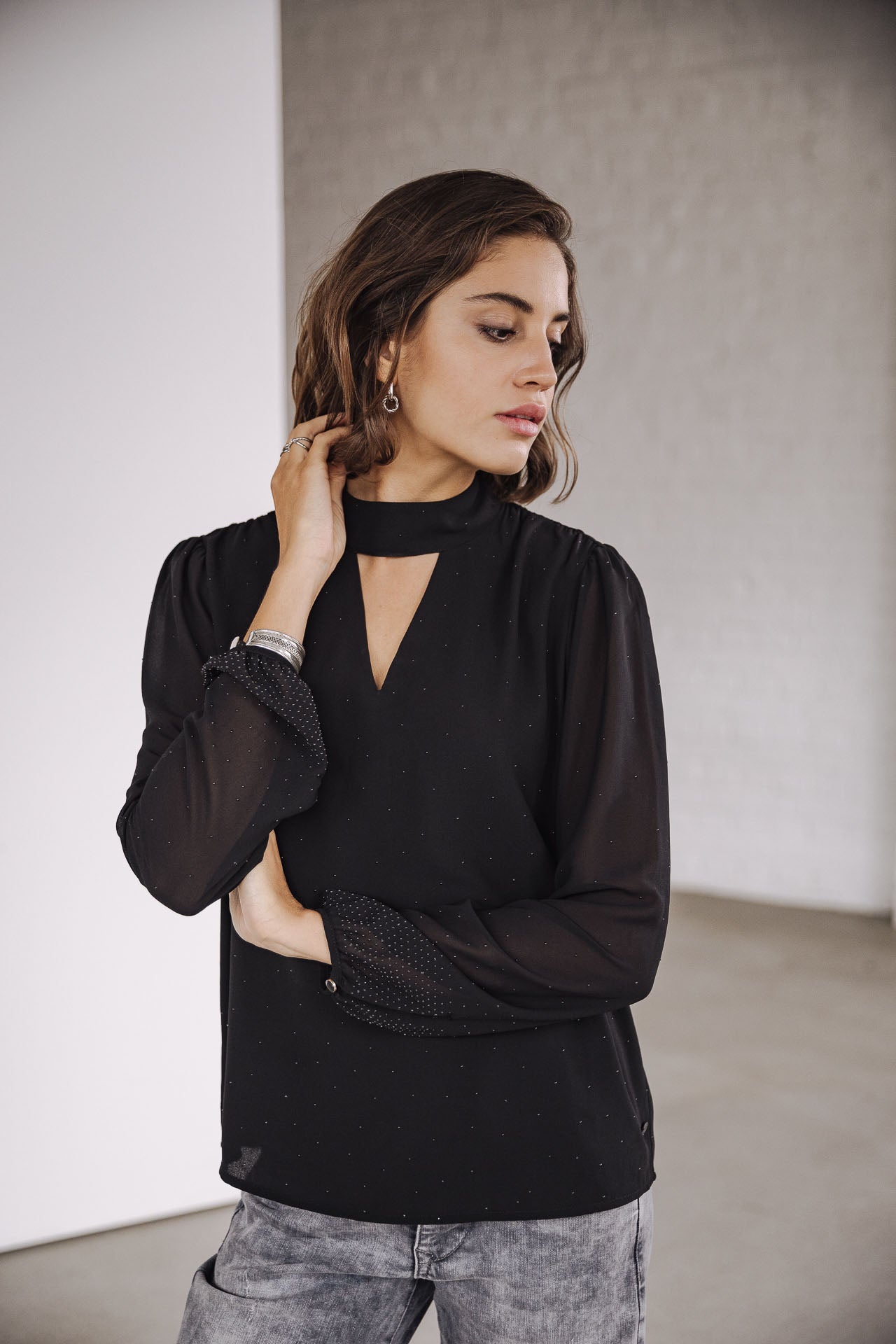   
            

Blouse strass Mujer Bellany Strass black | Freeman T. Porter
          