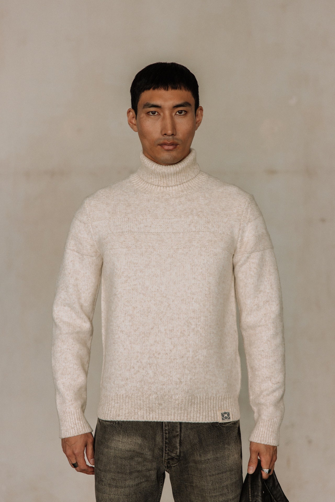 

Pull col roulé Hombres Romeo Bellagio egret | Freeman T. Porter