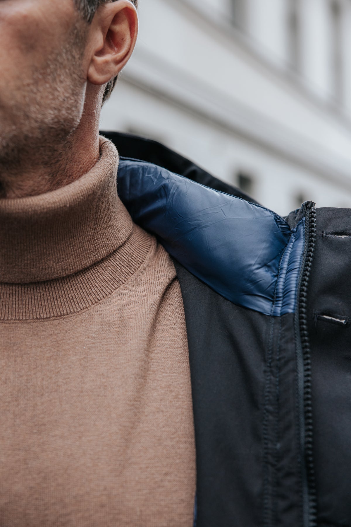 

Turtleneck sweater Men Romeo Nacka taupe | Freeman T. Porter
