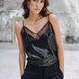 

Top bretelles Mujer Shaliny Fancy Night black | Freeman T. Porter