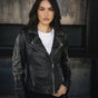 

Perfecto en cuir clouté Femme Kristen Leather Claws anthra | Freeman T. Porter