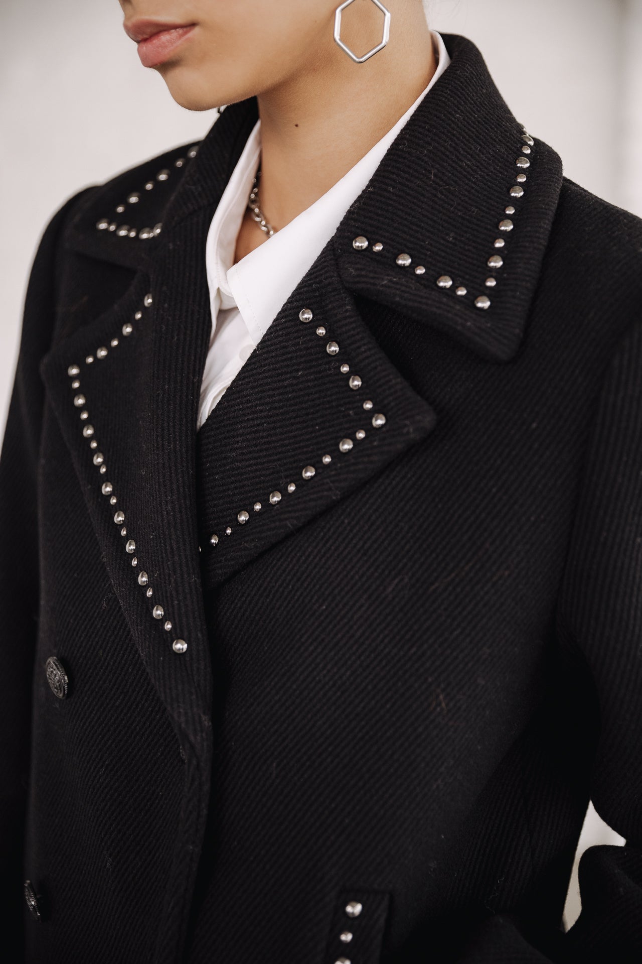

Veste courte Femme Veda Studs black | Freeman T. Porter